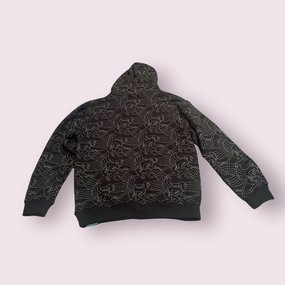 NWT Defy Gravity Wicked Pull Over Black Hoodie Sweatshirt Size XL - Picture 7 of 10